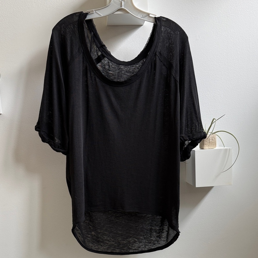 We The Free Black Women's Oversized Blouse